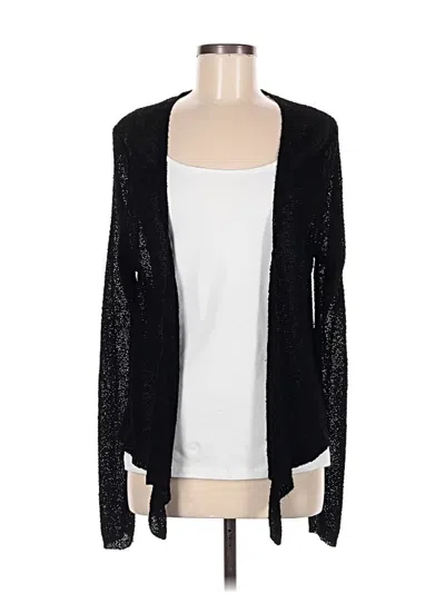 Pre-owned Chico's Cardigan Sweater In Black