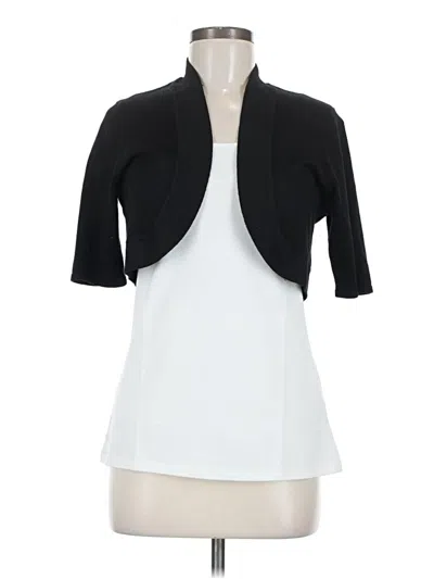 Pre-owned Chico's Cardigan Sweater In Black