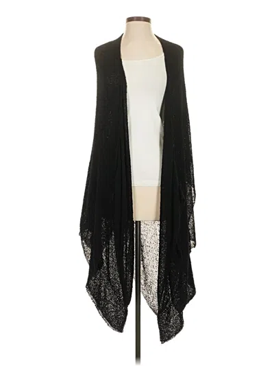 Pre-owned Chico's Cardigan Sweater In Black