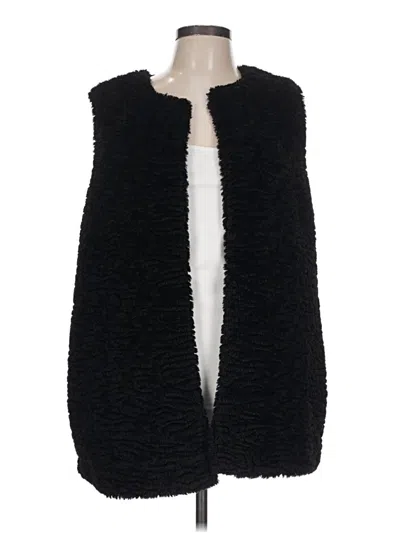Pre-owned Chico's Cardigan Sweater In Black