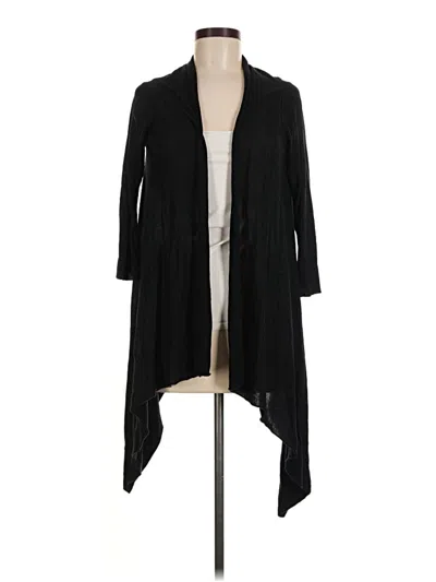 Pre-owned Chico's Cardigan Sweater In Black