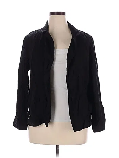 Pre-owned Chico's Cardigan Sweater In Black