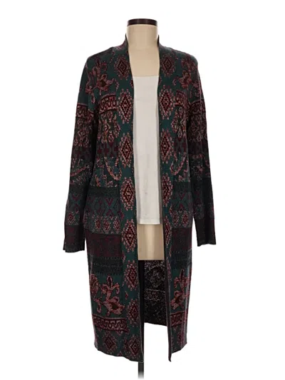 Pre-owned Chico's Cardigan Sweater In Black