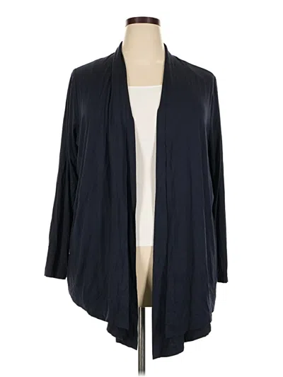 Pre-owned Chico's Cardigan Sweater In Black
