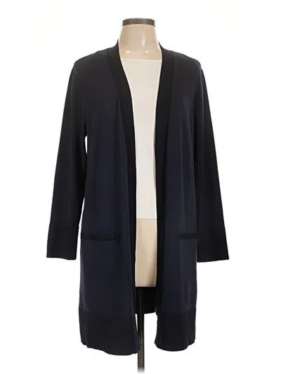 Pre-owned Chico's Cardigan Sweater In Black