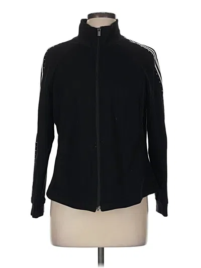Pre-owned Chico's Cardigan Sweater In Black