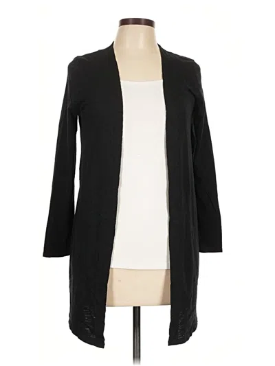 Pre-owned Chico's Cardigan Sweater In Black
