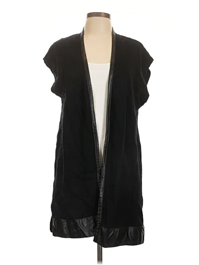 Pre-owned Chico's Cardigan Sweater In Black