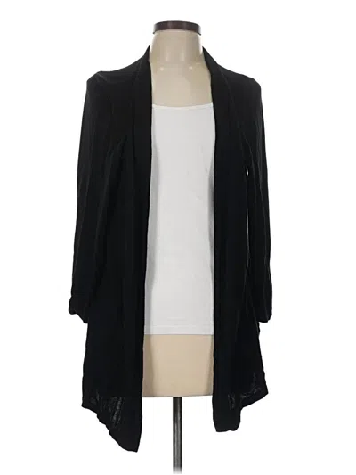 Pre-owned Chico's Cardigan Sweater In Black