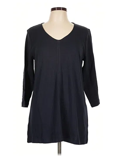 Pre-owned Chico's Cardigan Sweater In Black