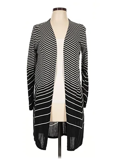 Pre-owned Chico's Cardigan Sweater In Black