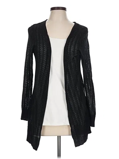Pre-owned Chico's Cardigan Sweater In Black
