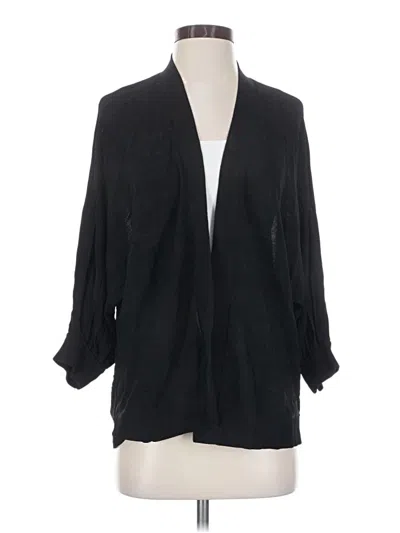 Pre-owned Chico's Cardigan Sweater In Black