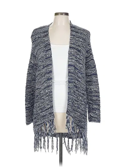 Pre-owned Chico's Cardigan Sweater In Blue