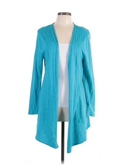 Pre-owned Chico's Cardigan Sweater In Blue