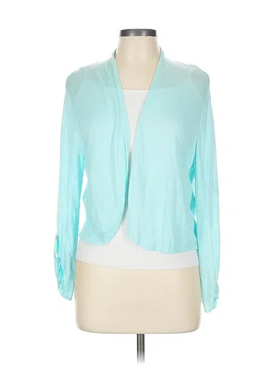 Pre-owned Chico's Cardigan Sweater In Blue