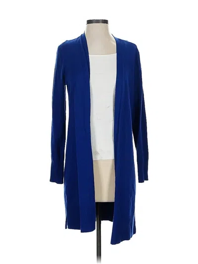 Pre-owned Chico's Cardigan Sweater In Blue
