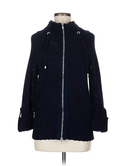 Pre-owned Chico's Cardigan Sweater In Blue