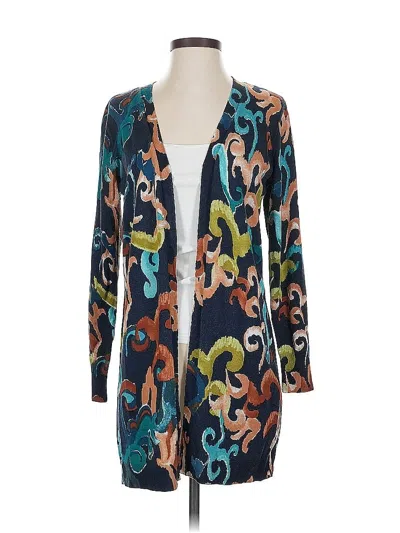 Pre-owned Chico's Cardigan Sweater In Blue