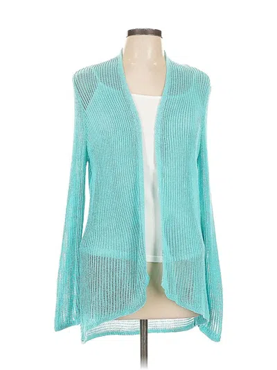 Pre-owned Chico's Cardigan Sweater In Blue