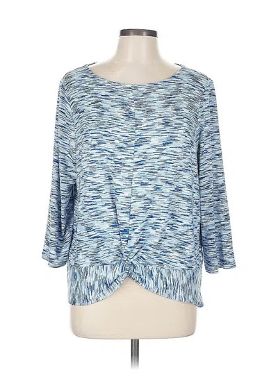 Pre-owned Chico's Cardigan Sweater In Blue