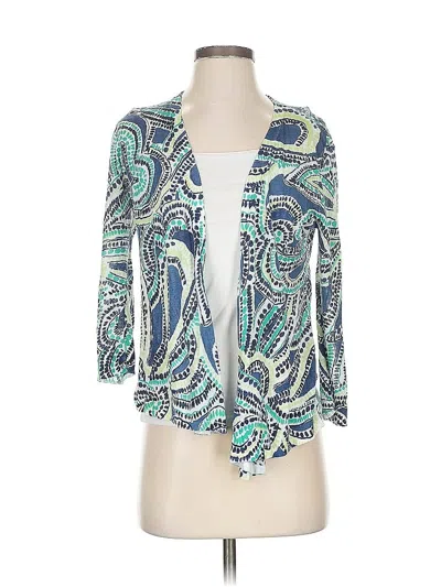 Pre-owned Chico's Cardigan Sweater In Blue