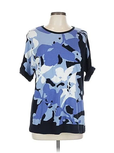 Pre-owned Chico's Cardigan Sweater In Blue