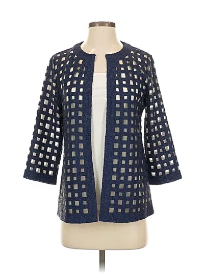 Pre-owned Chico's Cardigan Sweater In Blue