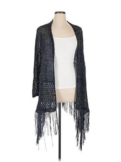 Pre-owned Chico's Cardigan Sweater In Blue