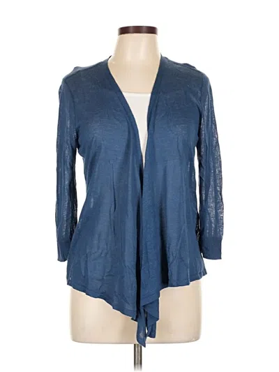Pre-owned Chico's Cardigan Sweater In Blue