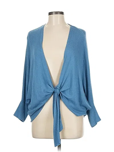 Pre-owned Chico's Cardigan Sweater In Blue