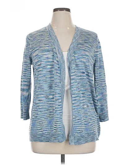 Pre-owned Chico's Cardigan Sweater In Blue