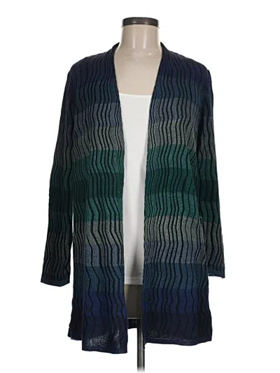 Pre-owned Chico's Cardigan Sweater In Blue