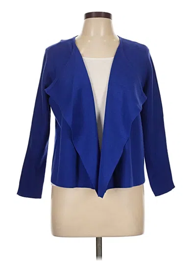 Pre-owned Chico's Cardigan Sweater In Blue