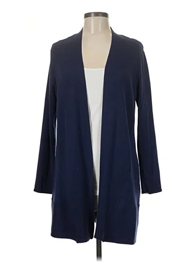 Pre-owned Chico's Cardigan Sweater In Blue