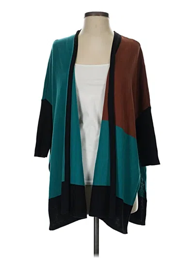 Pre-owned Chico's Cardigan Sweater In Blue