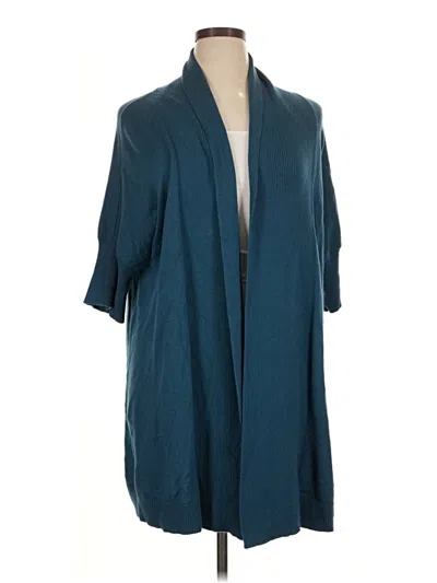 Pre-owned Chico's Cardigan Sweater In Blue