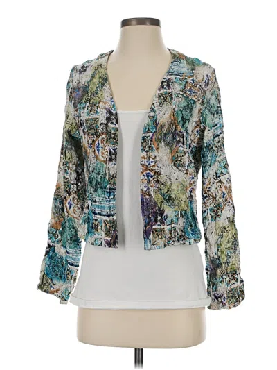Pre-owned Chico's Cardigan Sweater In Blue
