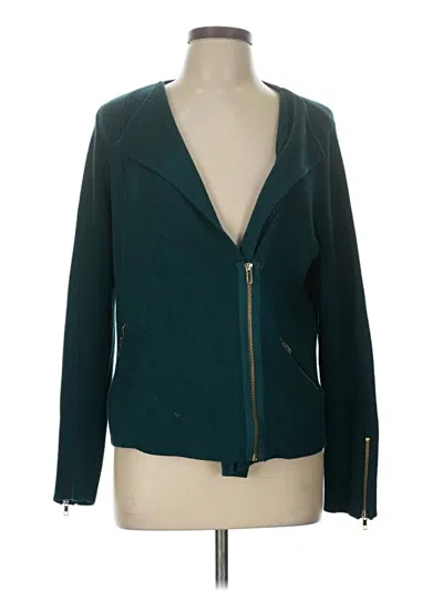 Pre-owned Chico's Cardigan Sweater In Blue