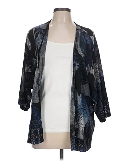 Pre-owned Chico's Cardigan Sweater In Blue