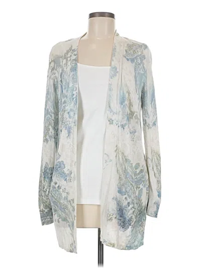 Pre-owned Chico's Cardigan Sweater In Blue