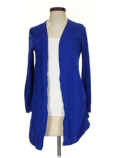 Pre-owned Chico's Cardigan Sweater In Blue