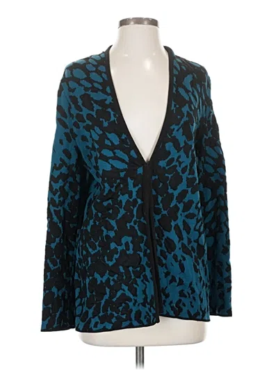 Pre-owned Chico's Cardigan Sweater In Blue