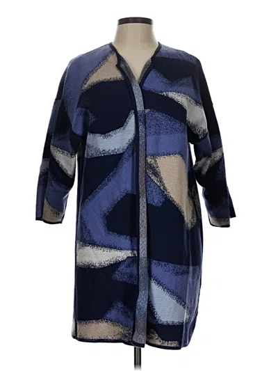 Pre-owned Chico's Cardigan Sweater In Blue