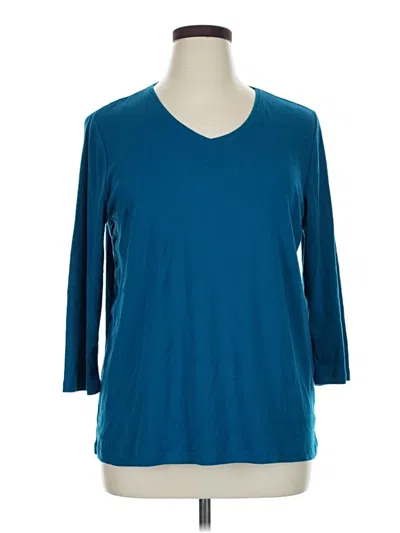Pre-owned Chico's Cardigan Sweater In Blue