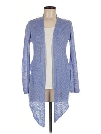 Pre-owned Chico's Cardigan Sweater In Blue