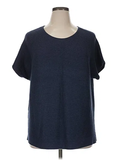 Pre-owned Chico's Cardigan Sweater In Blue