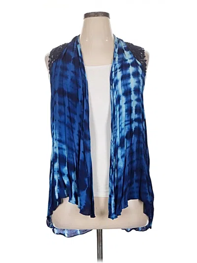 Pre-owned Chico's Cardigan Sweater In Blue