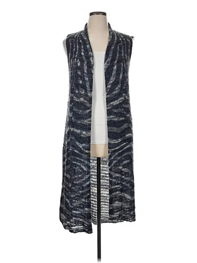 Pre-owned Chico's Cardigan Sweater In Blue