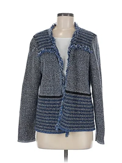 Pre-owned Chico's Cardigan Sweater In Blue